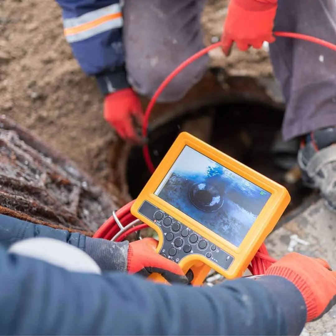 Sewer camera inspection