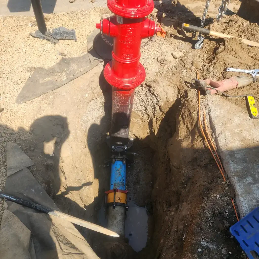 Replacement of firehydrant